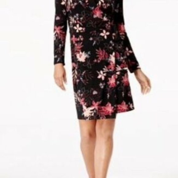 Thalia Sodi Dresses & Skirts - Thalia Sodi Printed Wrap Dress Floral XL